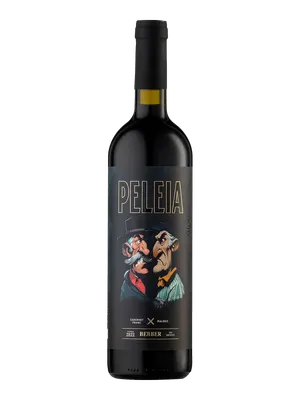Garrafa do vinho Peleia Cab Franc x Malbec, 50% Cabernet Franc, 50% Malbec 2022, Brasil