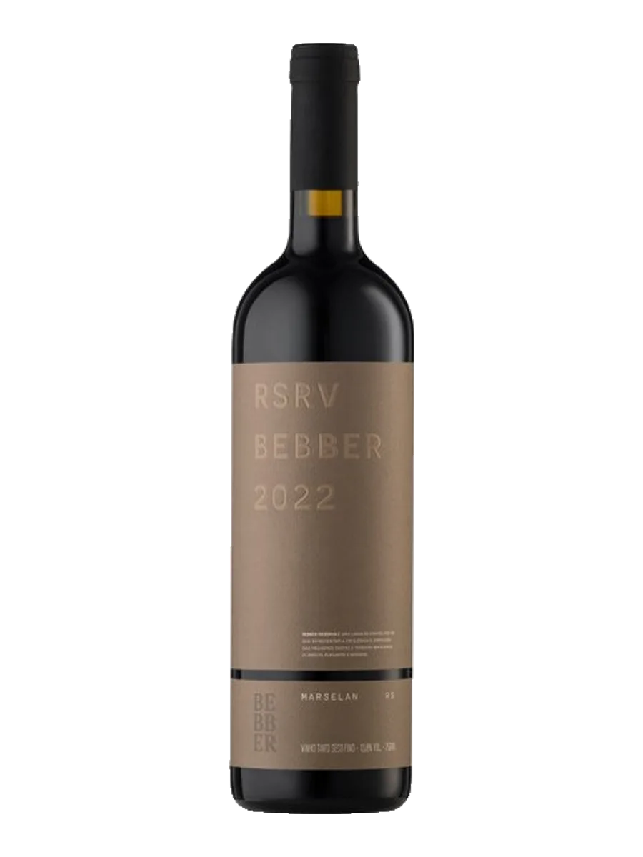 Garrafa do vinho Reserva Marselan, Marselan 2022, Brasil