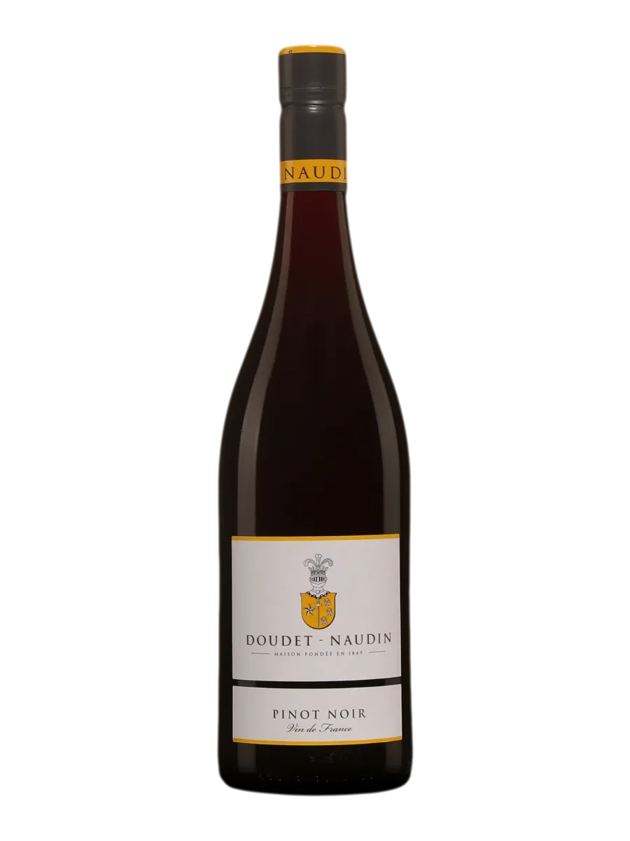Garrafa do vinho Doudet Naudin Pinot Noir, 100% Pinot Noir 2024, França