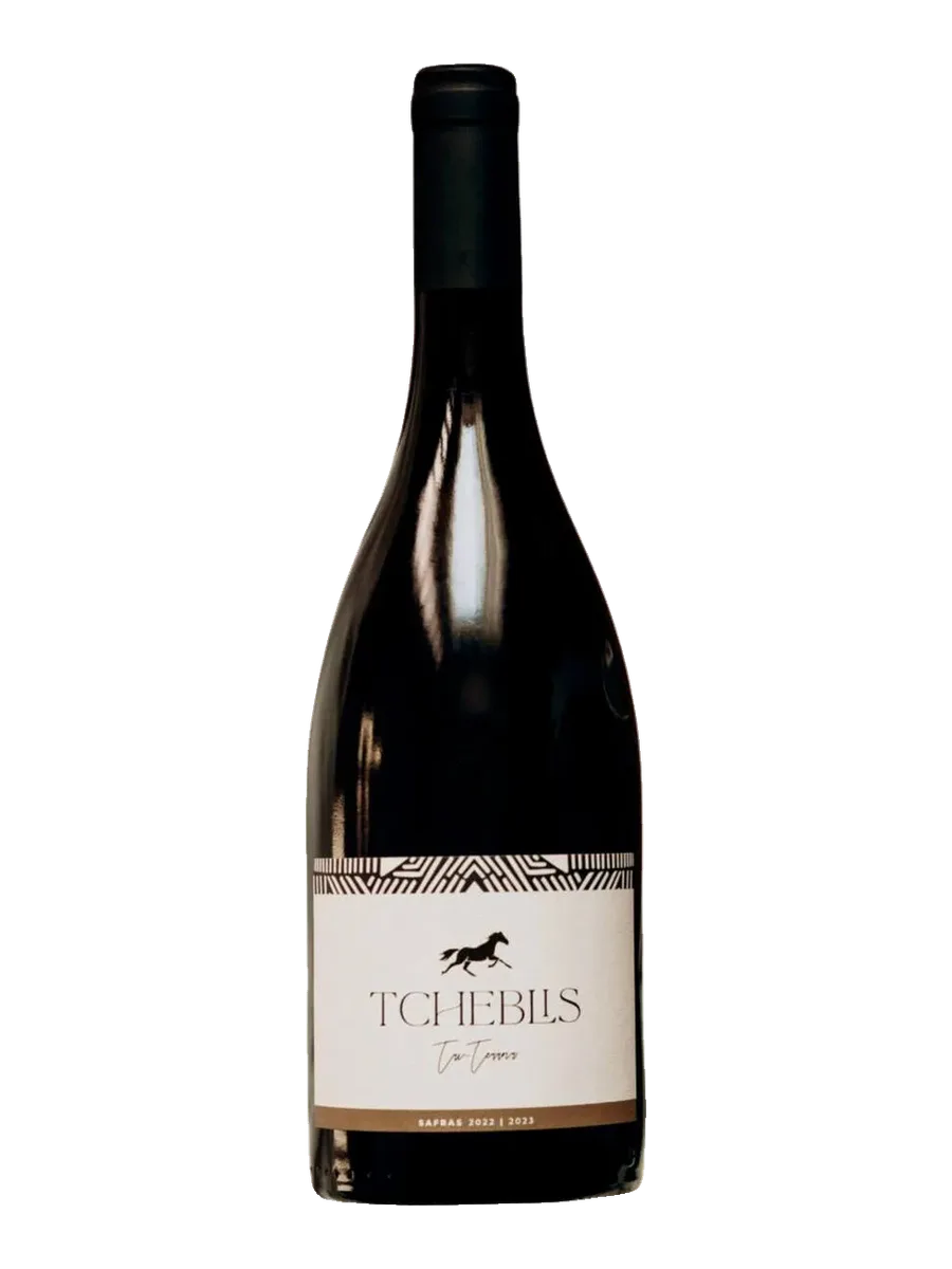 Garrafa do vinho Tcheblis, 100% Chardonnay 2024-25, Brasil