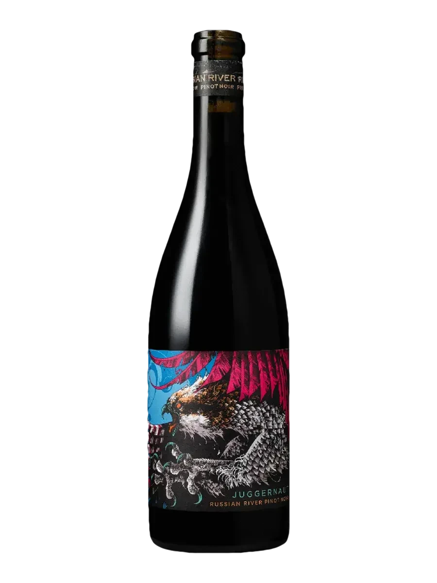 Garrafa do vinho Juggernaut Pinot Noir, 100% Pinot Noir 2021, Estados Unidos