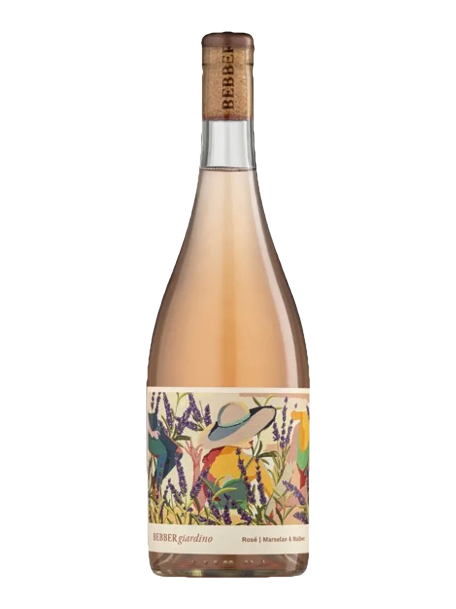 Garrafa do vinho Giardino Bebber Rosé, Marselan | Malbec 2025, Brasil