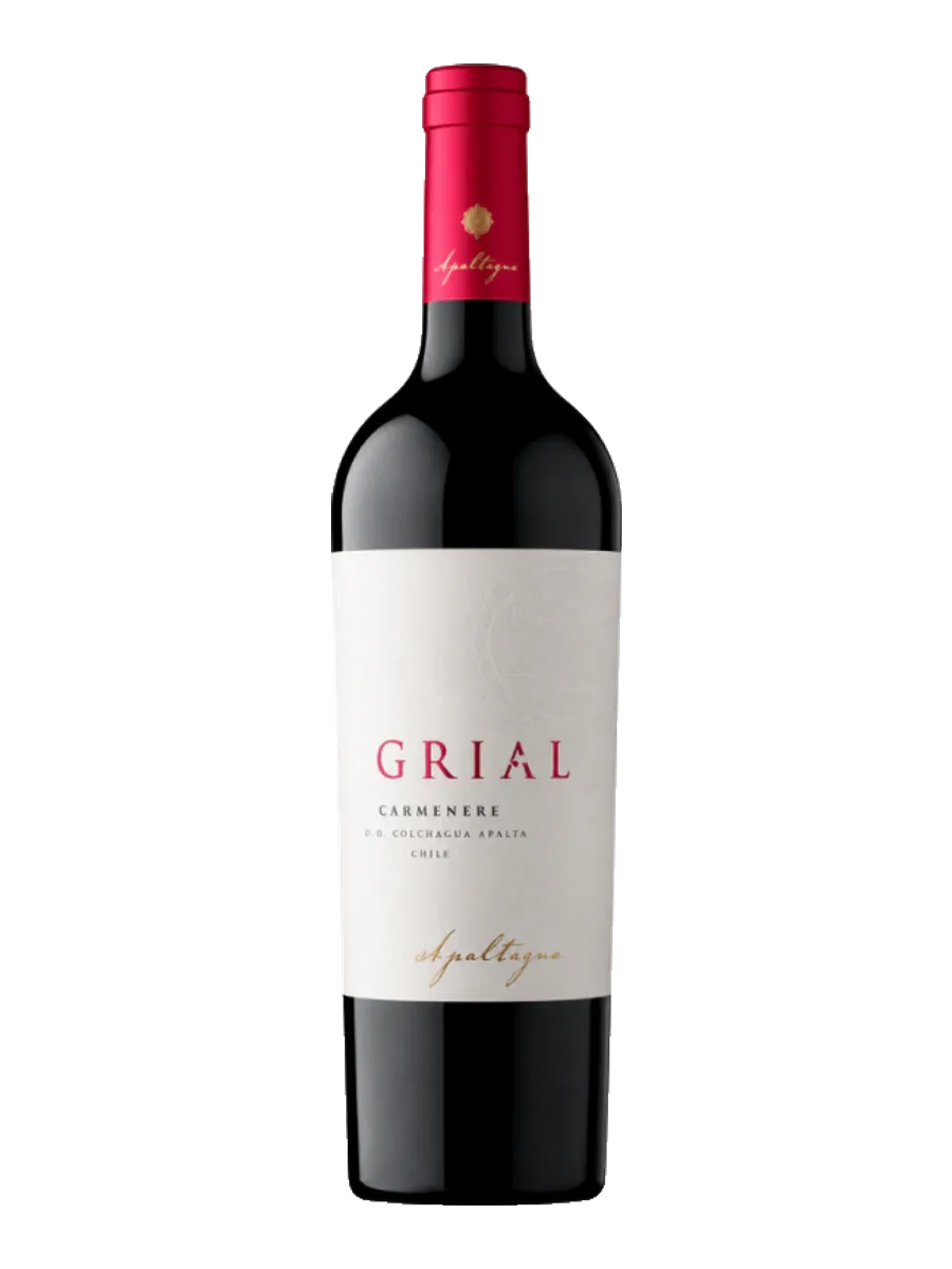 Garrafa do vinho Grial Carmenere, Carmenère 2018, Chile