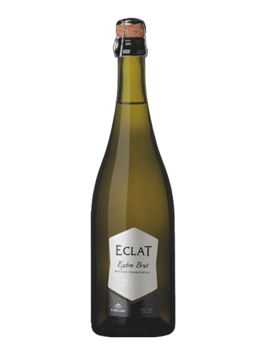 Garrafa do vinho Eclat Plata Extra Brut, 67% Chardonnay, 33% Pinot Noir NV, Argentina