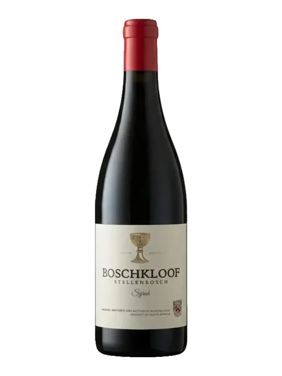 Garrafa do vinho Boschkloof Syrah, 100% Syrah 2021, África do Sul