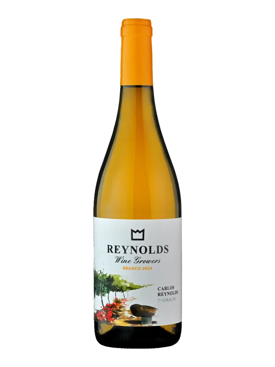 Garrafa do vinho Carlos Reynold's, 50% Arinto, 50% Antão Vaz 2024, Portugal