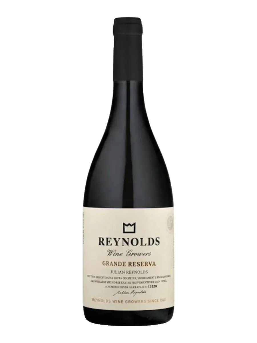 Garrafa do vinho Julian Reynolds Grande Reserva Magnum, 70% Alicante Bouschet, 30% Syrah 2016, Portugal