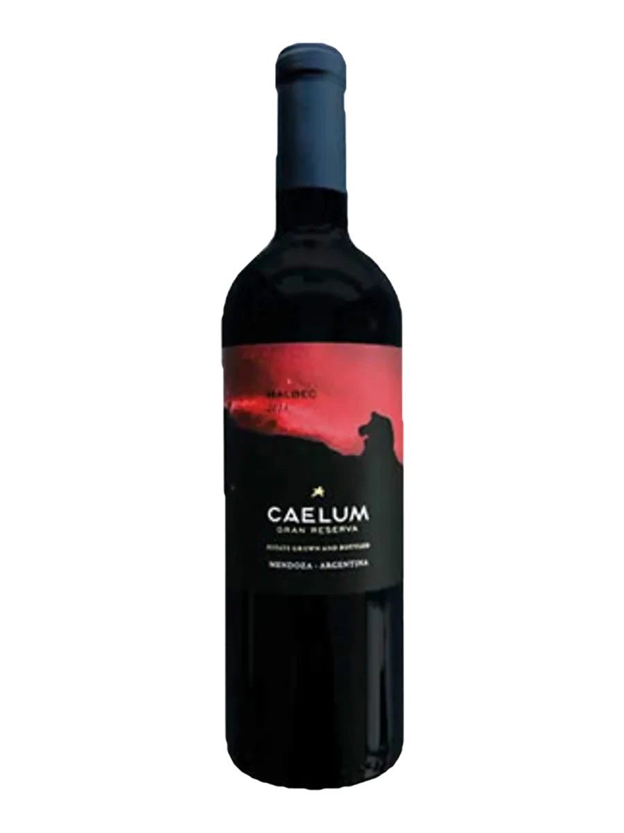 Garrafa do vinho Caelum Malbec Gran Reserva, 100% Malbec 2017, Argentina